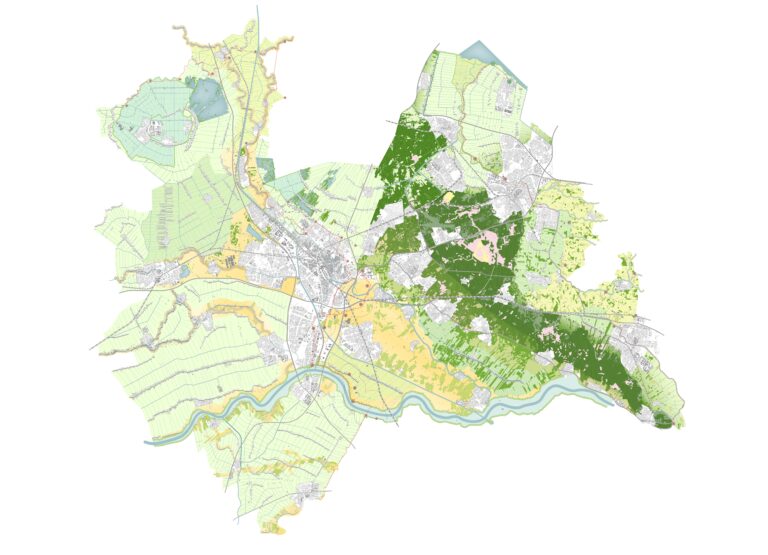 Hoofdstructuurkaart landschap provincie Utrecht